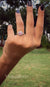 Round Cut Pink diamond ring
