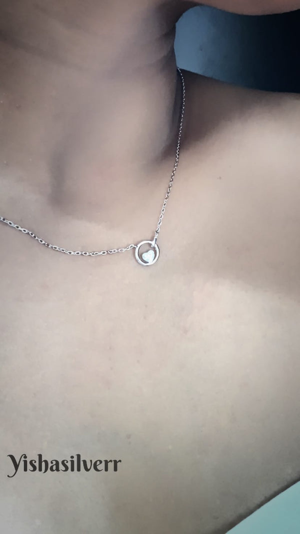 Sterling Silver Heart Necklace